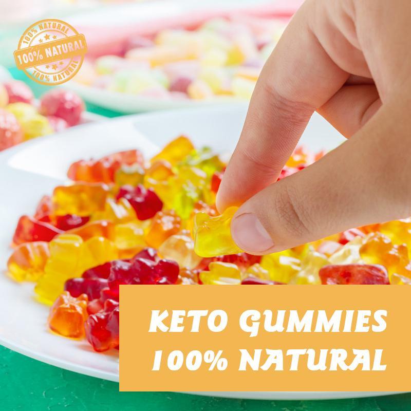 Minch 60Pcs Keto Gummies Ketone Fat Burner Bear Gummy With Apple Vinegar Cider Ketogenic Weight Loss Products For Men & Women - M inch
