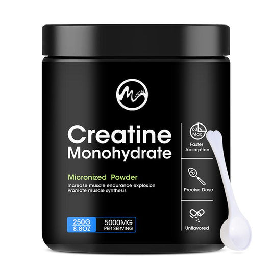 Creatine Monohydrate Powder, Energy Performance Whey Proteins for Muscle Mass Workout Recovery Men‘s Energy Supplement - M inch
