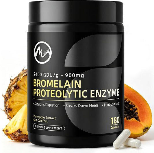 Bromelain 2400 GDU 900 mg, Supports Digestion & Joint Comfort