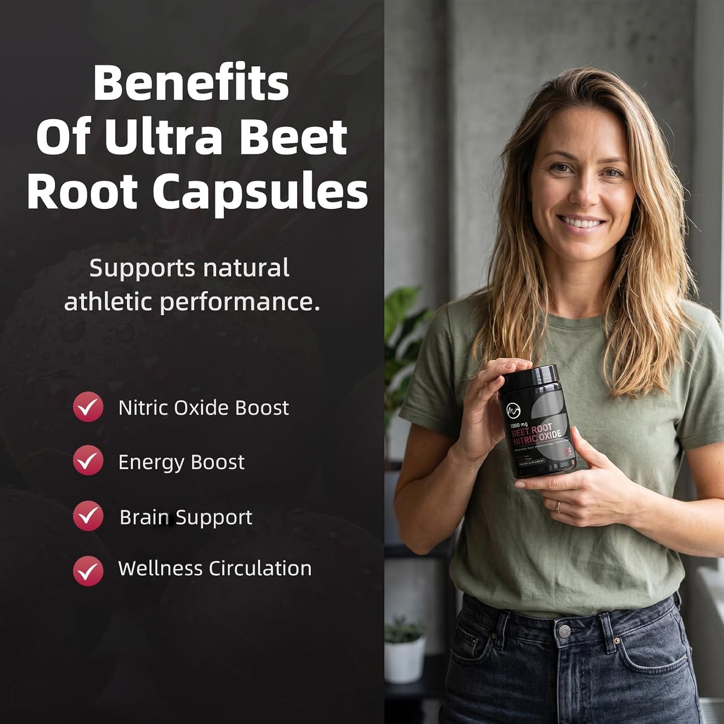 Beet Root Capsules - 180 Capsules