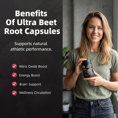 Beet Root Capsules - 180 Capsules