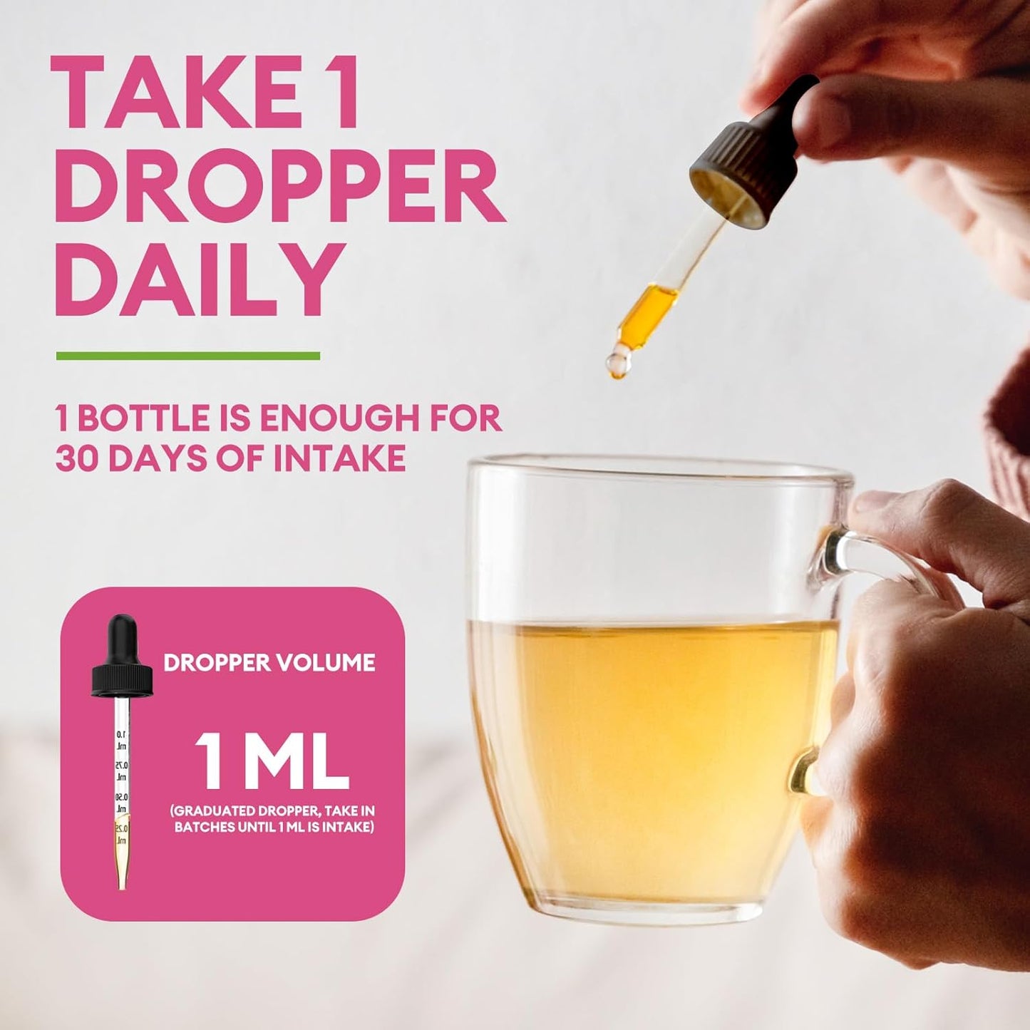 8 in 1 Magnesium Complex Liquid Drops Supplement with Magnesium Glycinate, Citrate, Malate, Taurate, for Brain, Night, Muscle, Bone, Cramps, Raspberry Flavor(3 Pack)