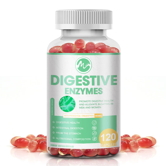 Digestive Enzyme 860mg Capsules with Probiotics Support Better Digestion & Lactose Absorption Reduce Bloating Enhance Immune System