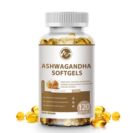 Ashwagadha Softgels Capsules Dietary Supplements