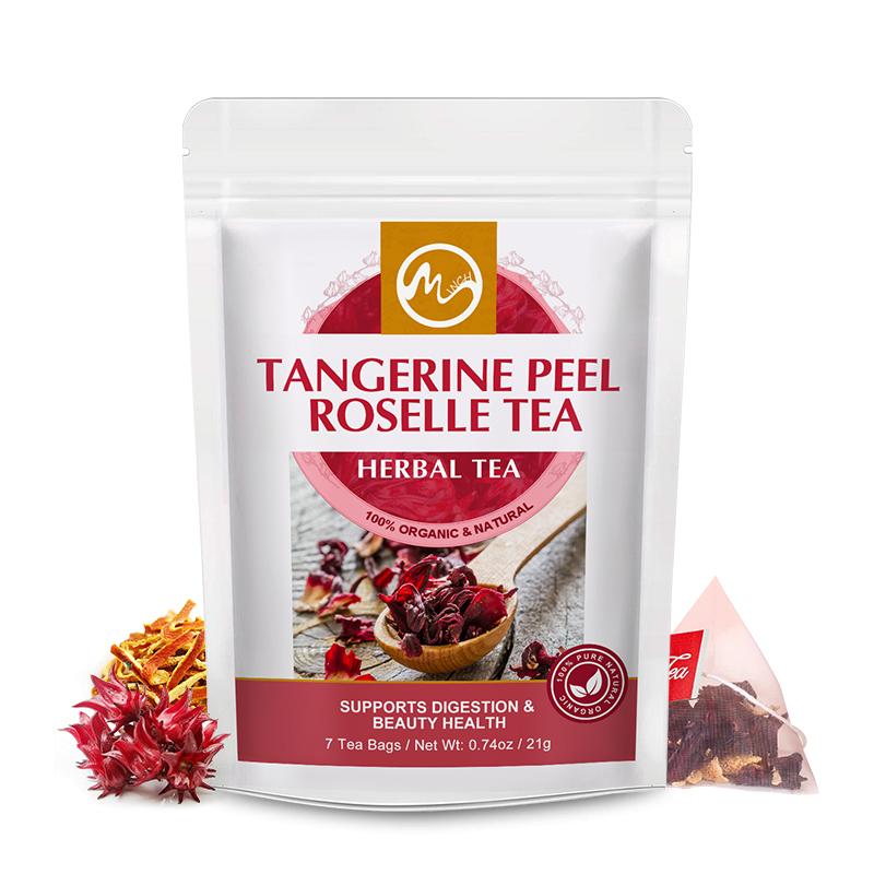 Tangerine Peel Roselle Tea Bags