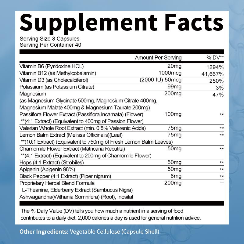 MINCH Magnesium Complex with Vitamin D and Zinc Supplements