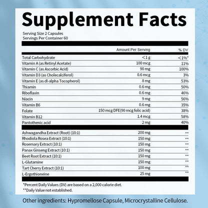 M inch Muscle Support L-ERGOTHIONEINE Capsules