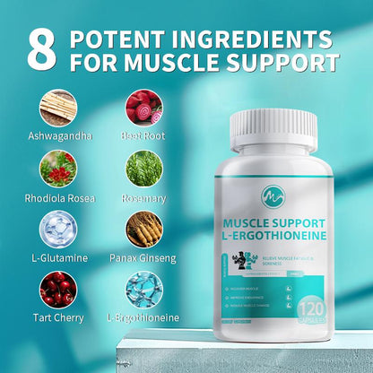 M inch L-ergothioneine 5mg Capsules Muscle Support