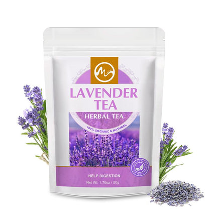 Minch Organic Nature Lavender-Tea Relieve Stress and Support Sleep Taste the flowers DIY fresh spices