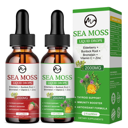 Sea Moss Liquid Drops Dietary Supplements 60ml