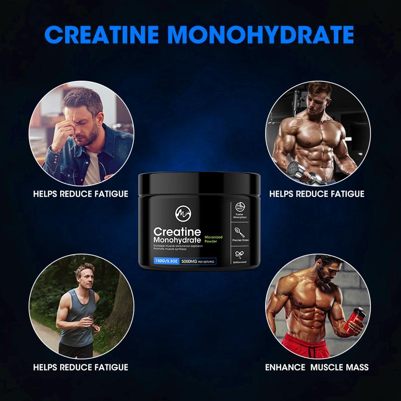 Creatine Monohydrate Powder, Energy Performance Whey Proteins for Muscle Mass Workout Recovery Men‘s Energy Supplement