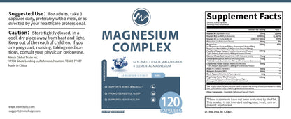 MINCH Magnesium Complex with Vitamin D and Zinc Supplements