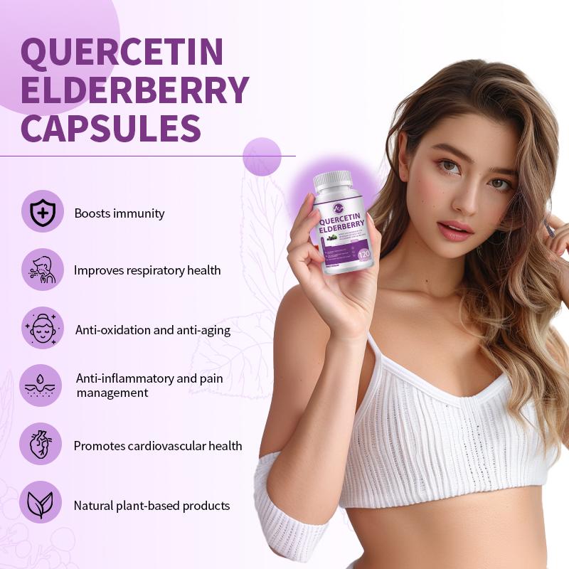 Quercetin Elderberry Capsules for anti-aging