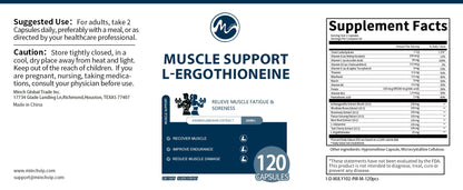 M inch Muscle Support L-ERGOTHIONEINE Capsules