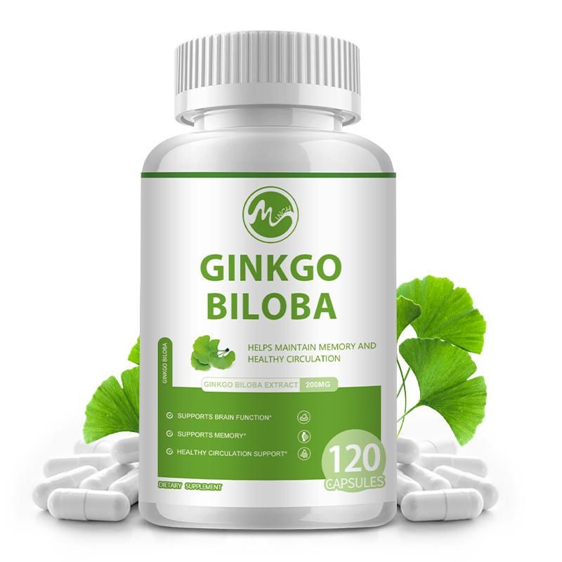 200mg Ginkgo BiloBa Extract 120 Capsules for Memory Supports