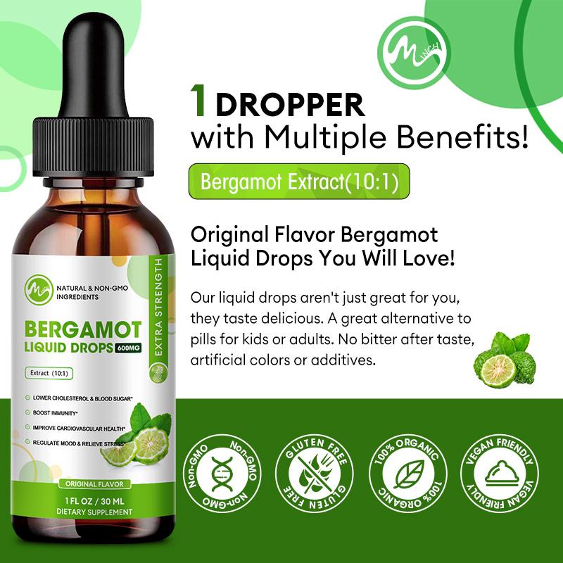 Bergamot Liquid Drops 600MG