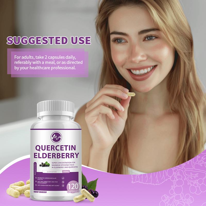 Quercetin Elderberry Capsules for anti-aging