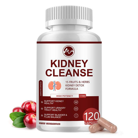 Minch Premium Kidney Cleansing Supplement Support Formula with Cranberry Extract Helps Healthy Kidneys and Urinary Tract Support