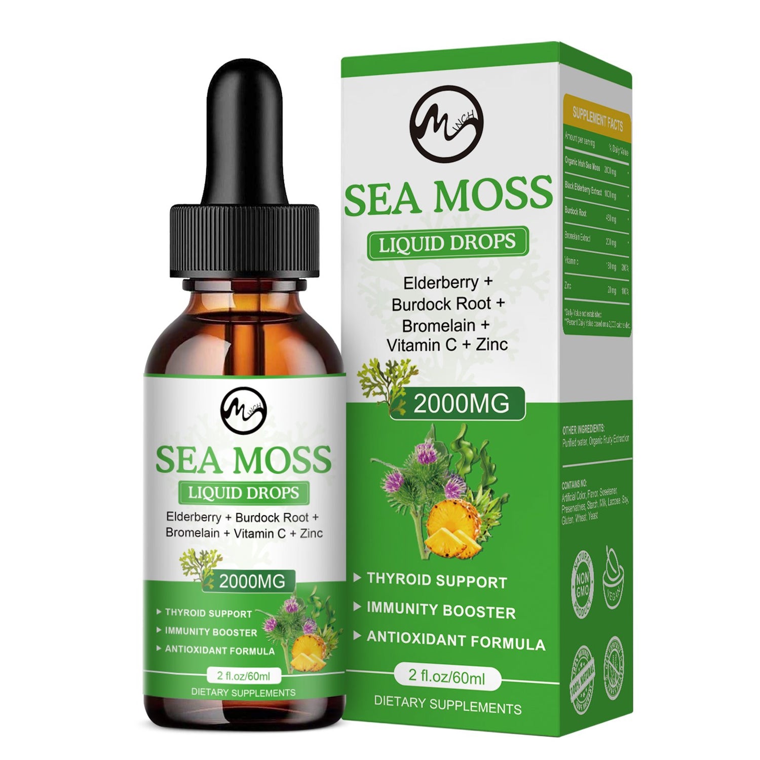 Sea Moss Soursop Drop Liquid - M inch