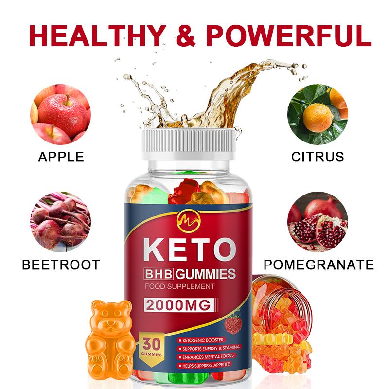 Keto Gummies with MCT Oil for Physical and Mental Energy and Focus