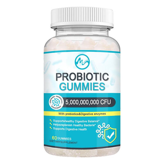 Probiotic Gummies Daily Immune Support Digestive Gummy 5 Billion CFU Gut Supplement Weight Loss Products 60pcs