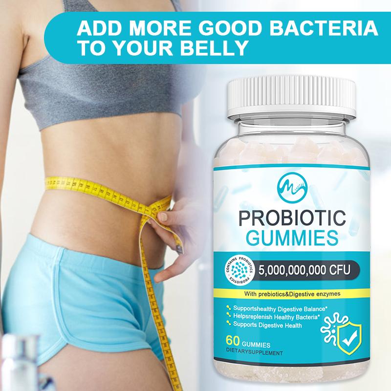 Probiotic Gummies Daily Immune Support Digestive Gummy 5 Billion CFU Gut Supplement Weight Loss Products 60pcs